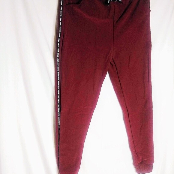 Burgundy LOVE Sweatsuit S/M - Picture 7 of 11